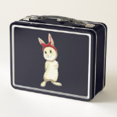 Lunch Box Lapin avec Bandana (Dos)