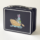 Lunch Box Lapin avec bateau et pédale (Dos)