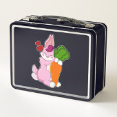 Lunch Box Lapin avec carotte et coeur (Dos)