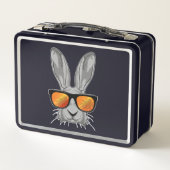 Lunch Box Lapin avec lunettes de soleil (Dos)