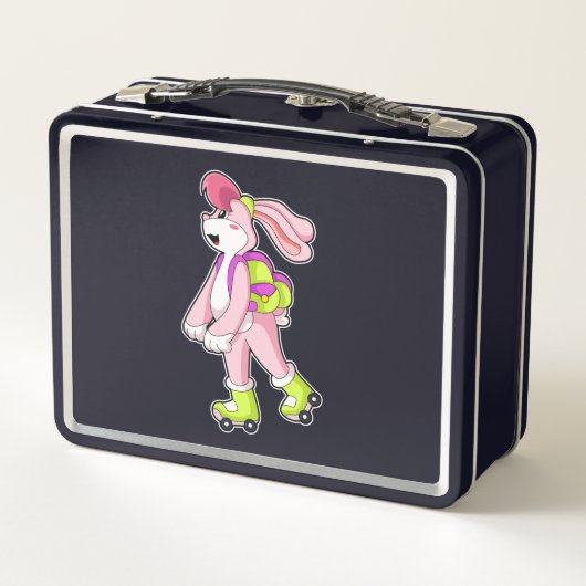 Lunch Box Lapin avec roulettes (Dos)