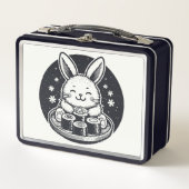 Lunch Box Lapin Cute Manger Sushi Japonais Kawaii (Devant)