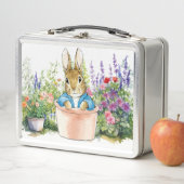 Lunch Box Lapin de conte de fées classique assis dans un pot (En situation)