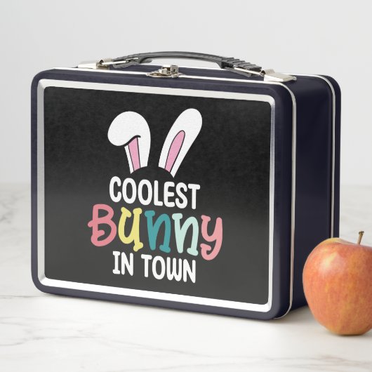Lunch Box Lapin de Pâques le plus cool de la ville (En situation)