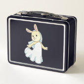 Lunch Box Lapin en mariée avec voile (Dos)