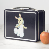 Lunch Box Lapin en mariée avec voile (En situation)