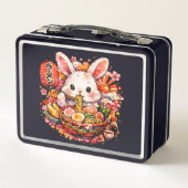 Lunch Box Lapin mangeant des ramen (Dos)