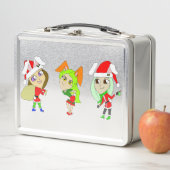 Lunch Box Lapines de Noël (En situation)
