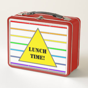 Lunch Box L'arc-en-ciel barre le temps de casse-croûte de