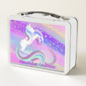 Lunch Box L'argent mignon de licorne tient le premier rôle (Dos)