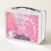 Lunch Box L'art abstrait avec la peinture acrylique versent (Dos)