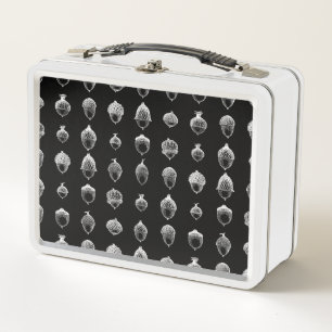 Lunch Box L'art vintage de gland a illustré la coutume de
