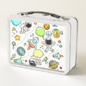 Lunch Box L'astronaute du dessin animé Space Rockets Boy's (Dos)