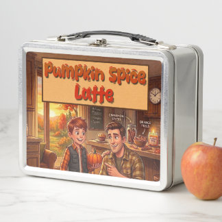 Lunch Box Latte à la citrouille et aux épices | Métal | Boît