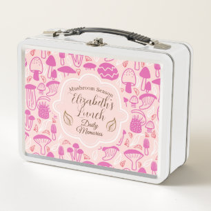 Lunch Box Lavande de champignons PInk