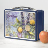 Lunch Box Lavande et citrons (En situation)