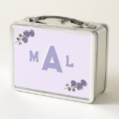 Lunch Box Lavande monographique personnalisable (Dos)