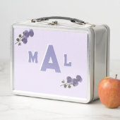 Lunch Box Lavande monographique personnalisable (En situation)