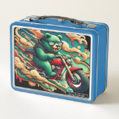 Lunch Box L'aventure de la moto sauvage de l'ours (Dos)