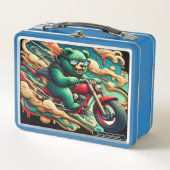 Lunch Box L'aventure de la moto sauvage de l'ours (Devant)