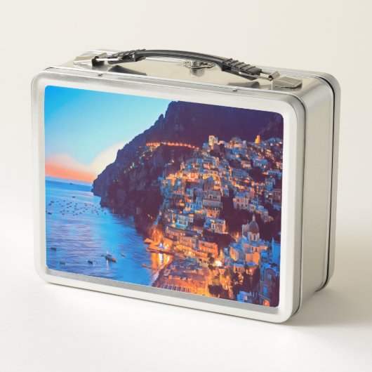 Lunch Box ldp POSITANO Côte Amalfi - coucher de soleil pris (Dos)