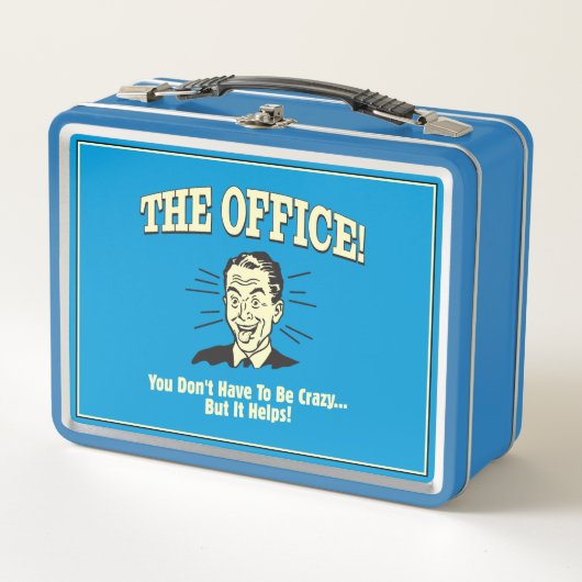 Lunch Box Le bureau : Vous n'avez pas besoin d'être fou (Devant)