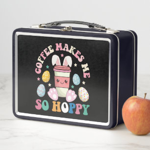 Lunch Box Le café me rend tellement lapin de Pâques heureux