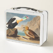 Lunch Box Le canard roi Eider des oiseaux d'Amérique (Audubo (Dos)