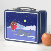 Lunch Box Le capitaine Kayak sauvé par la baleine (En situation)
