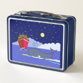 Lunch Box Le capitaine Kayak sauvé par la baleine (Dos)