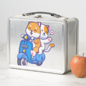 Lunch Box Le Couple de Shiba Mignon (En situation)