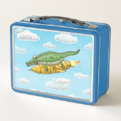 Lunch Box Le crocodile fusée (Dos)