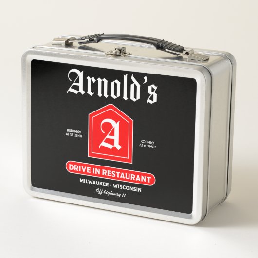 Lunch Box Le dîner américain des années 1950 (Devant)