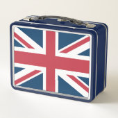 Lunch Box Le drapeau britannique Union Jack bleu (Dos)