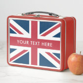 Lunch Box Le drapeau britannique Union Jack rouge (En situation)