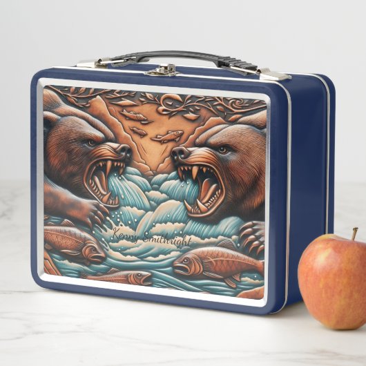Lunch Box Le guerrier de la nature : Ours contre les rapides (En situation)