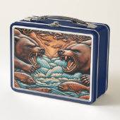 Lunch Box Le guerrier de la nature : Ours contre les rapides (Devant)