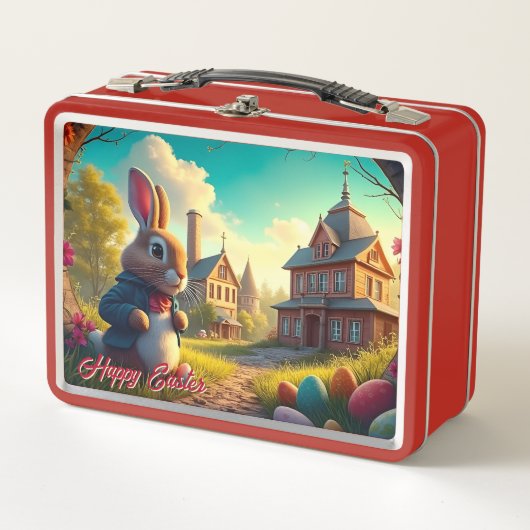 Lunch Box Le lapin de Pâques en mission secrète (Devant)