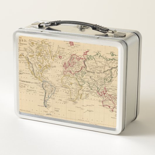 Lunch Box Le monde, la projection de Mercator (Dos)