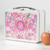 Lunch Box Le monogramme | je dentelle le motif floral (En situation)