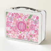 Lunch Box Le monogramme | je dentelle le motif floral (Dos)