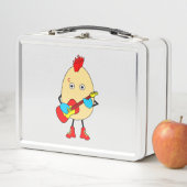 Lunch Box Le musicien de rock Egghead (En situation)