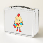 Lunch Box Le musicien de rock Egghead (Dos)
