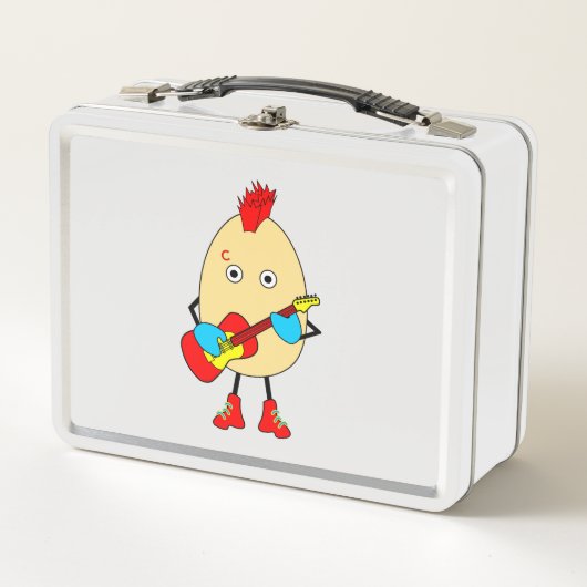 Lunch Box Le musicien de rock Egghead (Devant)