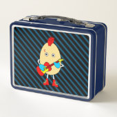 Lunch Box Le musicien de rock Egghead (Dos)