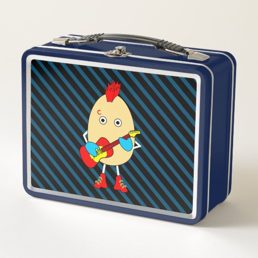 Lunch Box Le musicien de rock Egghead (Devant)