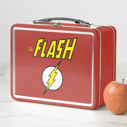 Lunch Box Le nom Flash & Logo Éclair (En situation)