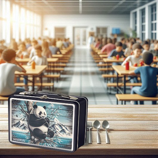 Lunch Box Le paradis boisé de Panda : traitement au bambou