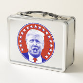 Lunch Box Le président Donald Trump en rouge  (Dos)