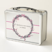 Lunch Box Le printemps du lièvre, les fleurs de cerisiers, (Dos)